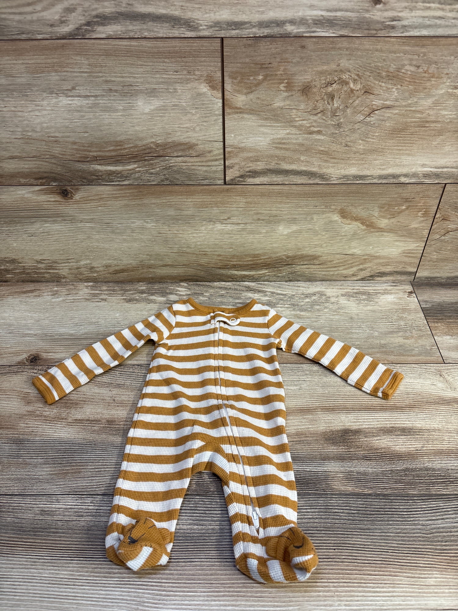 Just One You Waffle Knit Sleeper Striped sz Newborn