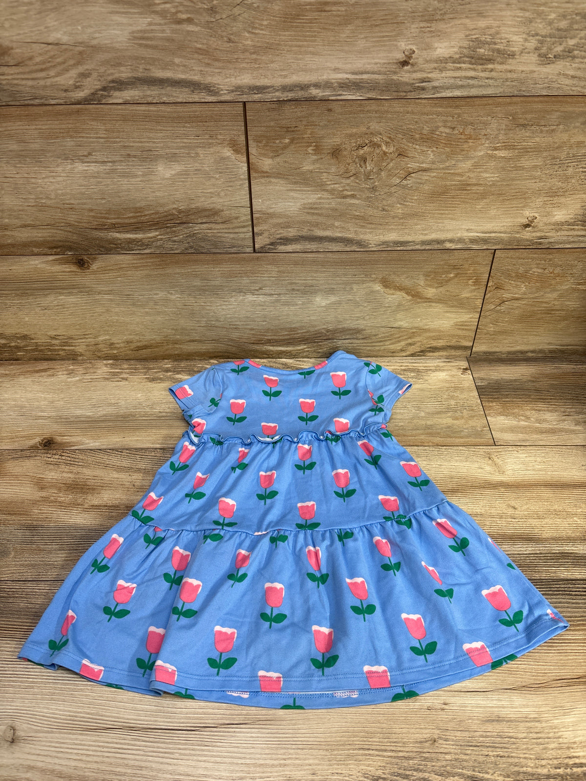 Member's Mark Tulip Knit Dress Blue sz 3T