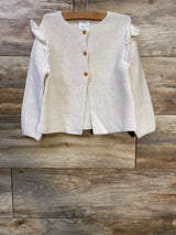 Zara Ruffle Cardigan Cream sz 2-3T