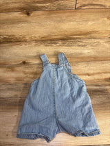 Little Planet Organic Chambray Shortalls Blue sz 9m