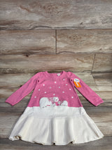 NEW Gymboree Embroidered Polar Bear Sweater Dress Bear Hugs Pink