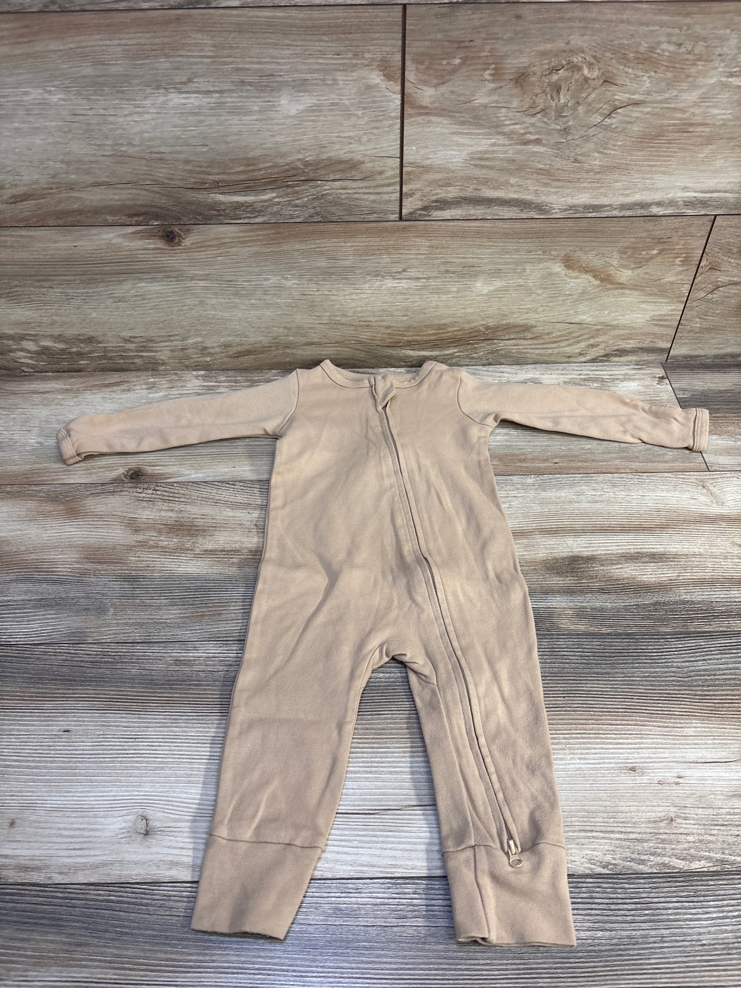 Aablexema Organic Footless Sleeper Tan sz 6-12m