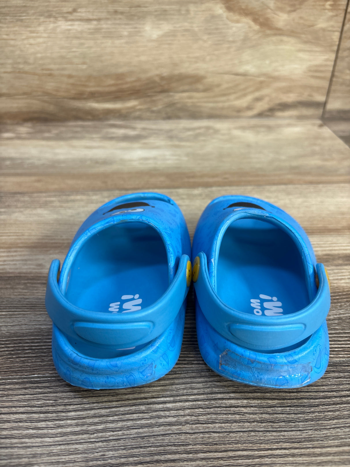 Ground Up Cookie Monster Clog Sandals Blue sz 4c