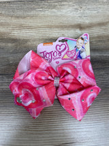 NEW Jojo Siwa Large Hair Bow - Heart Print