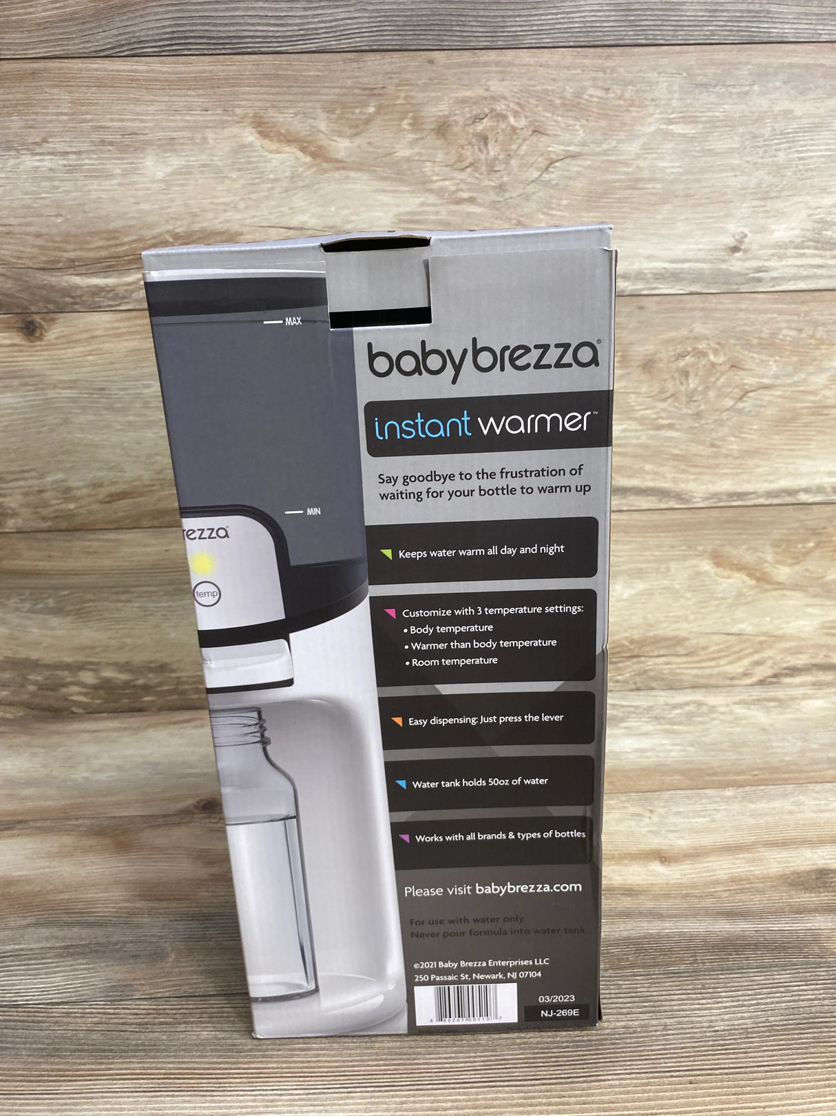 Baby Brezza Instant Bottle Warmer, White