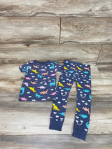 Old Navy Grey 2pc Dino Pajama Set sz 4T - Me 'n Mommy To Be