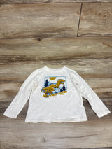 Old Navy Long Sleeve Dino Shirt Ivory sz 3T