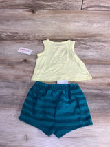 NEW Cat & Jack 2pc Tank Top & Shorts Yellow sz 6-9m