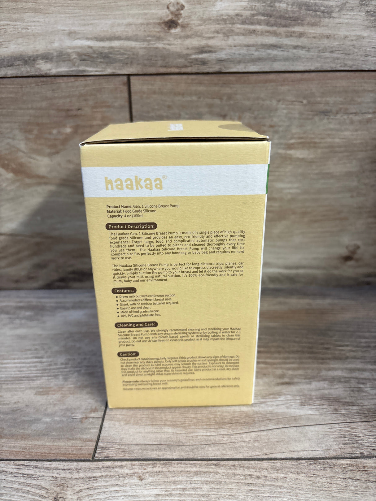 NEW Haakaa Silicone Breast Pump Gen 1 4oz