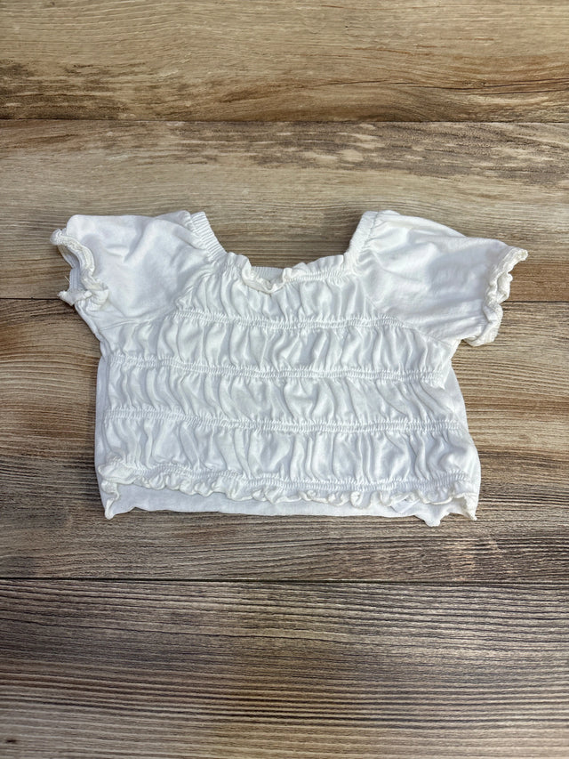 Baby Gap Smocked Top White sz 12-18m - Me n Mommy To Be