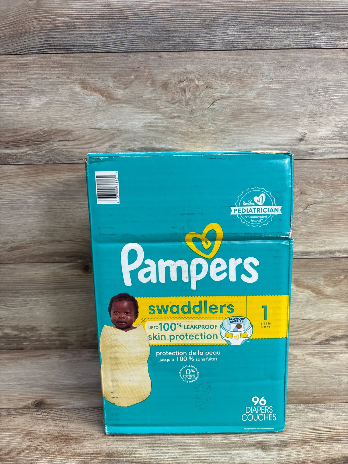 NEW Pampers Swaddlers Diapers Size 1 96ct.