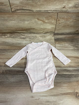 Zara Pointelle Kimono Bodysuit Pink sz 1-3m
