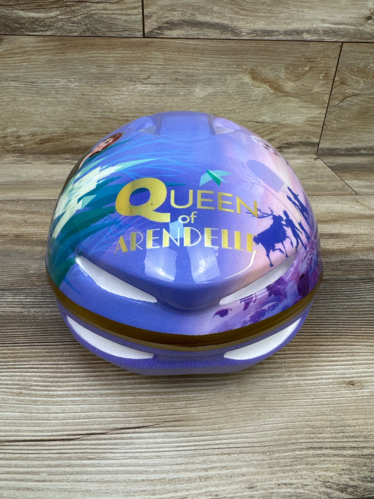 Disney Frozen 2 3D Tiara Child Bike Helmet - Purple 5T+
