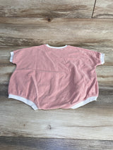 Junie Grey Terry Romper Pink sz 2-3T