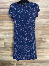 Seraphine Bird Print Dress Navy sz Medium