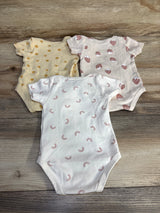 3pk Short Sleeve Bodysuits sz 6m