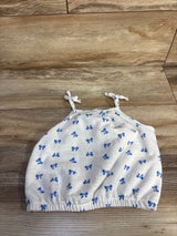 Old Navy Cinched-Hem Cami Bow White sz 4T
