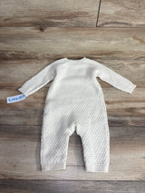 NEW Carter's Chunky Knit Bow Coverall Ivory sz 6m