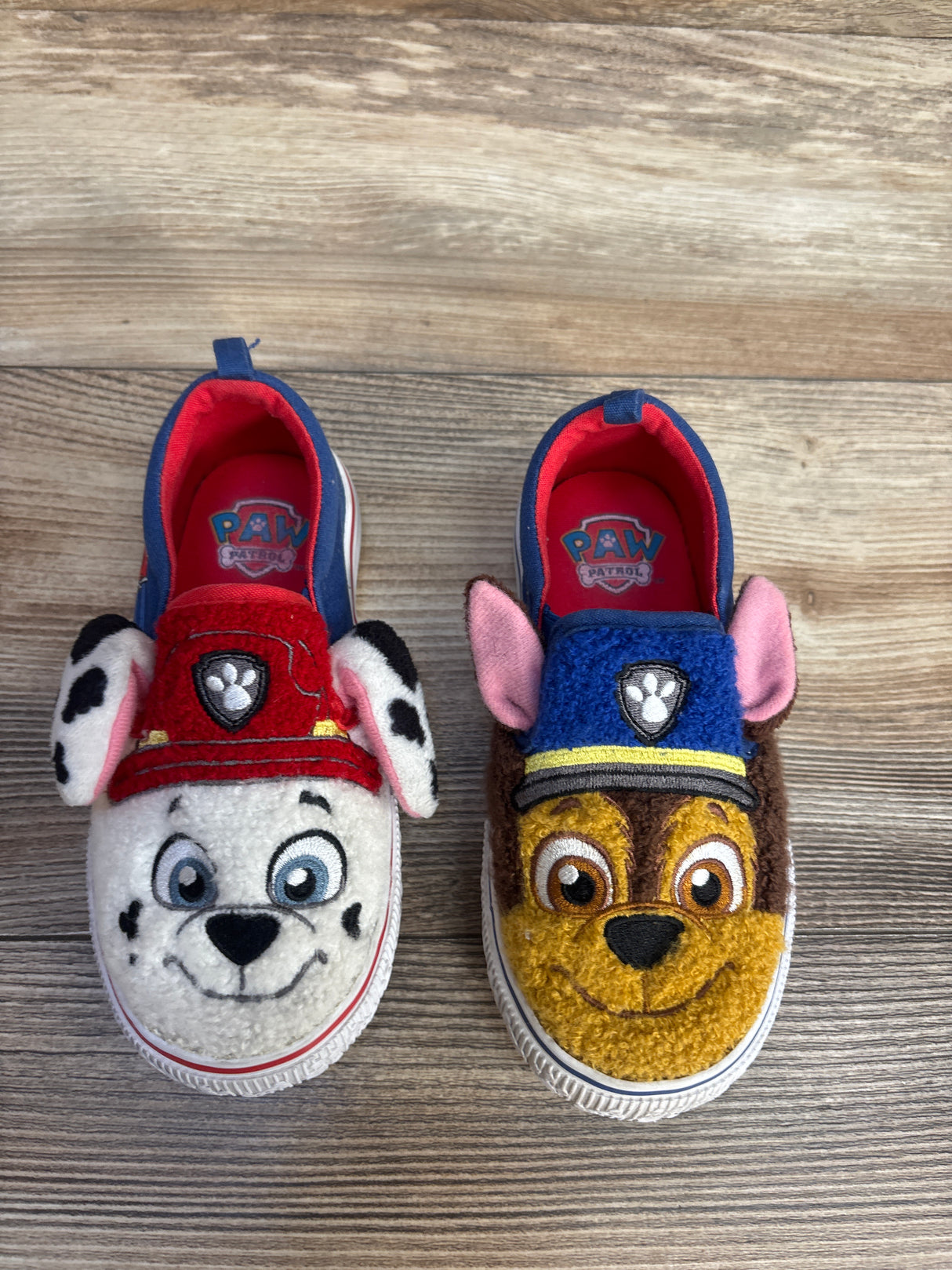 Paw Patrol Fleece Slip On Sneakers Blue sz 10c