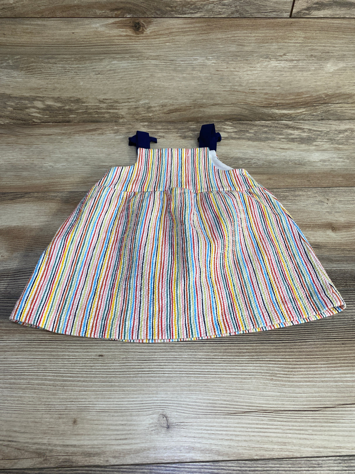 Zara Striped Sleeveless Dress White sz 12-18m