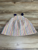 Zara Striped Sleeveless Dress White sz 12-18m