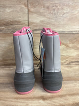 NEW Cat & Jack Lenny Winter Snow Boots Grey sz 11c