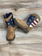 Cody James USA Flag Western Boots sz 7c