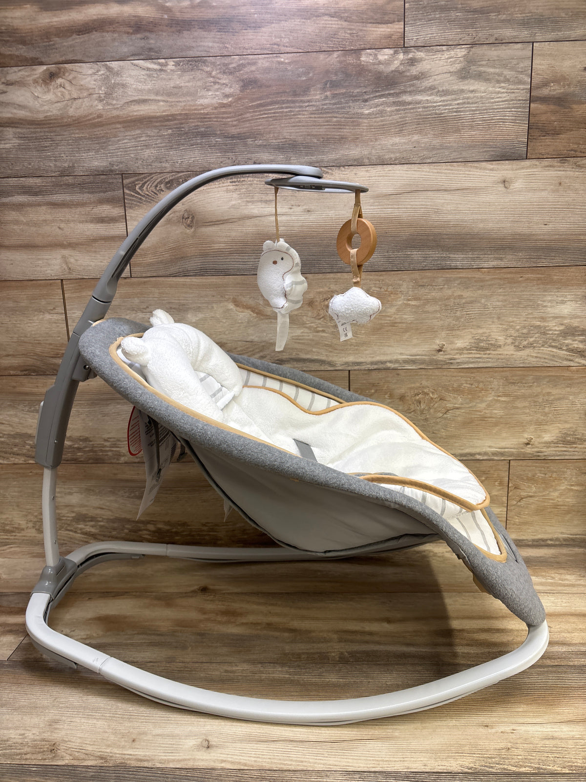 Ingenuity Boutique Convertible Rocker & Stationary Seat in Bella Teddy
