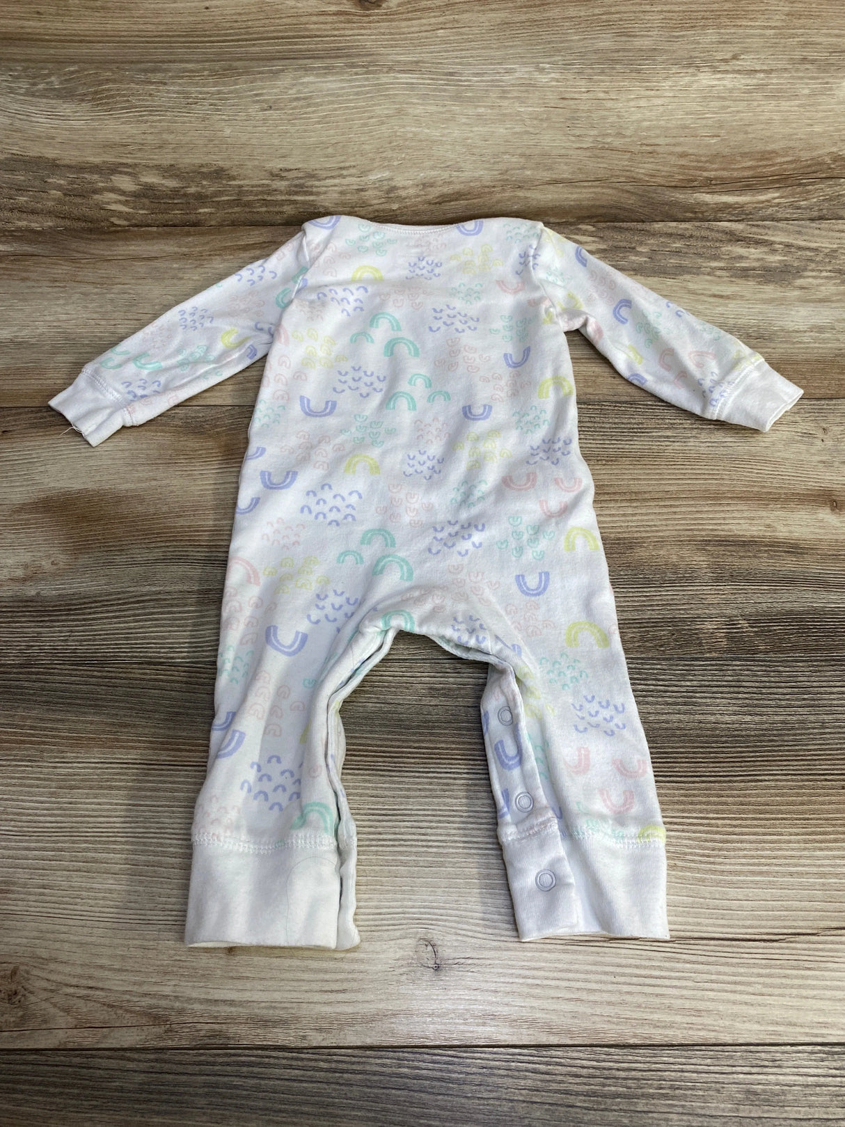 Carter's Rainbow Coverall White sz 9m