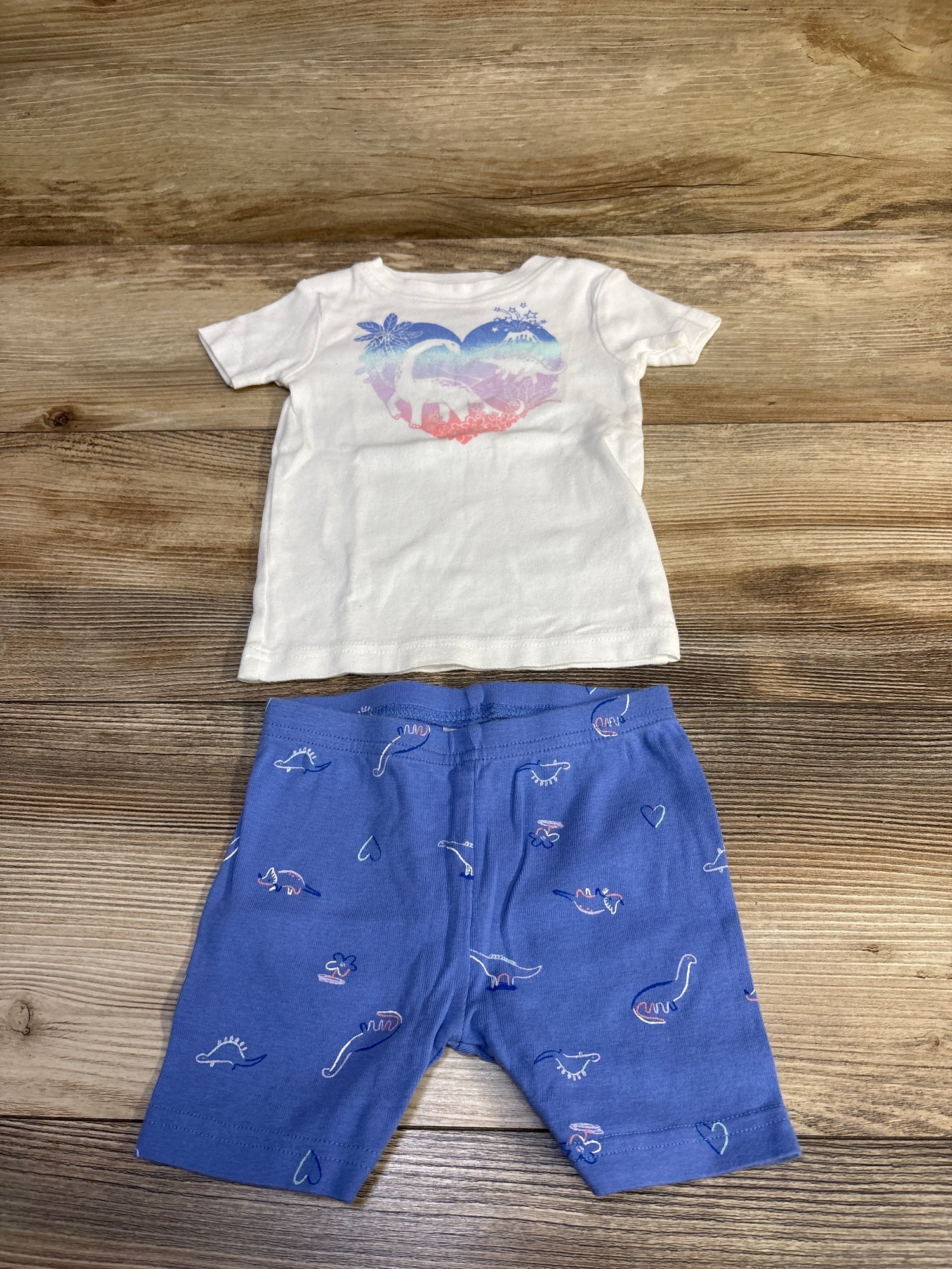 Carter's 2pc Pajama Set White sz 18m