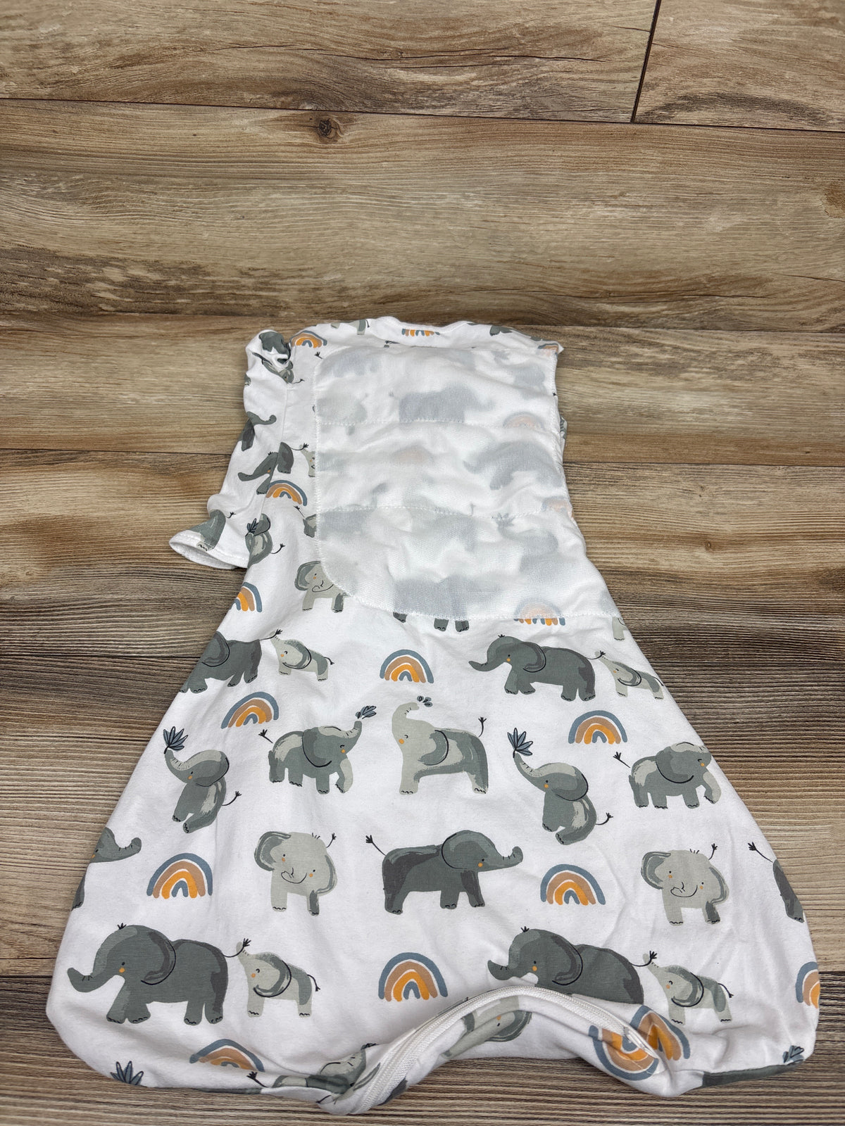 SwaddleMe by Ingenuity Arms Free Convertible Swaddle Wrap White sz 3-6m