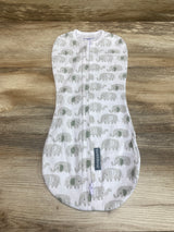 SwaddleMe Pod Elephant Print White sz 0-2m