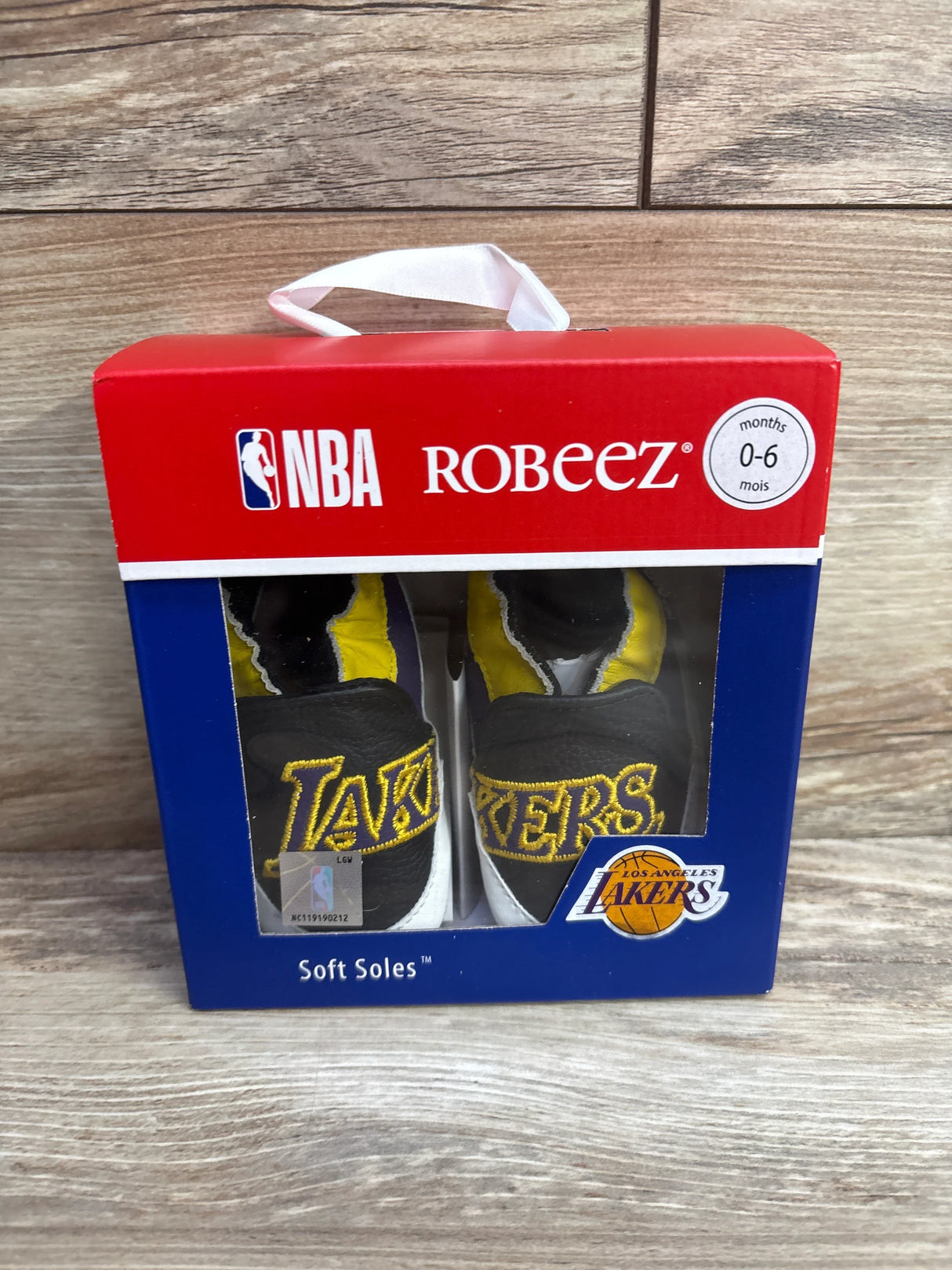 NEW Robeez NBA Lakers Soft Sole Shoes sz 1/2c