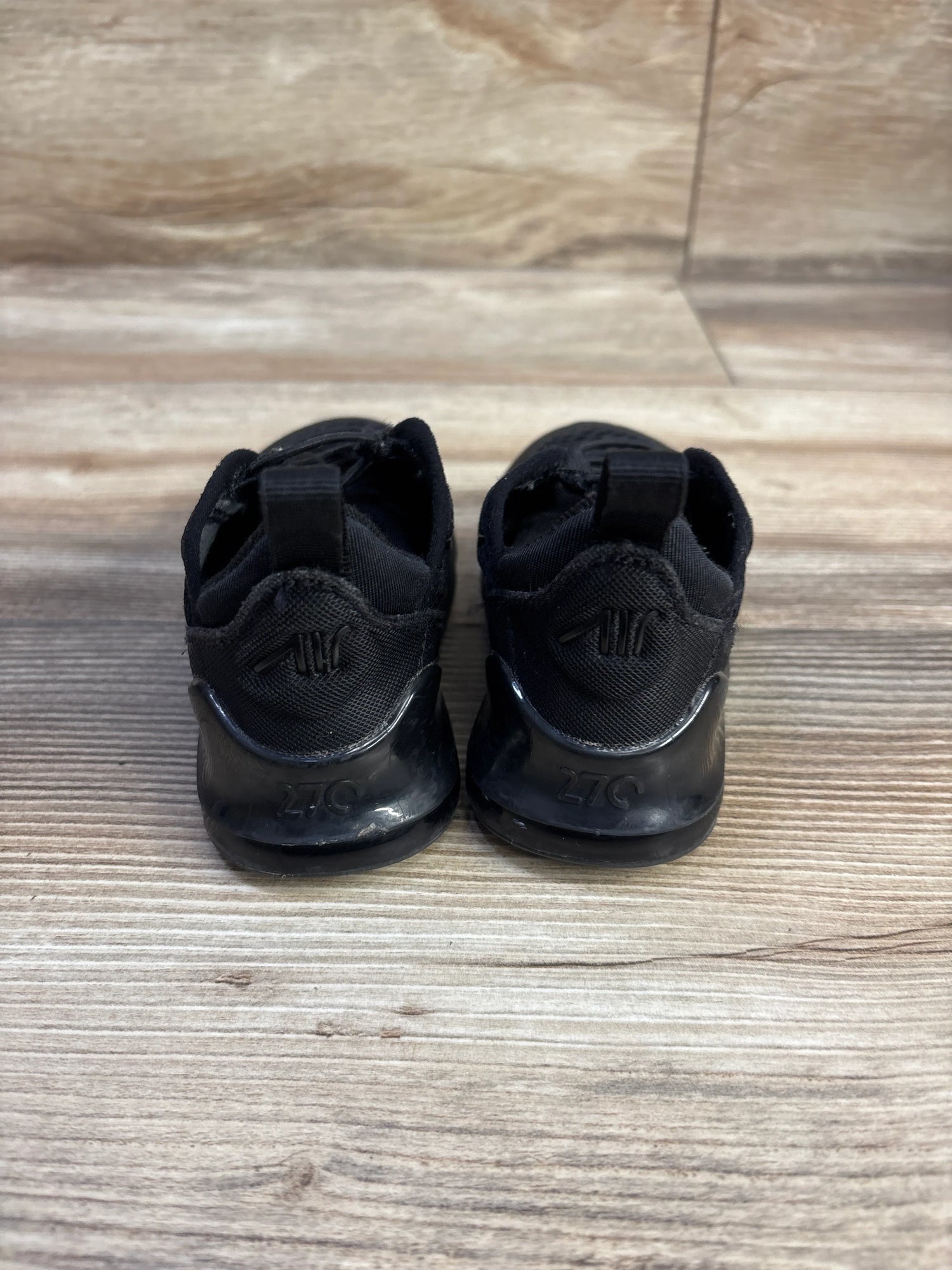 Nike Air Max 270 TD 'Triple Black' Sneakers sz 7c