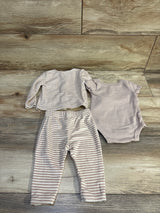 Disney Baby 3pc Winnie The Pooh Velour Layette Set Beige sz 0/3m