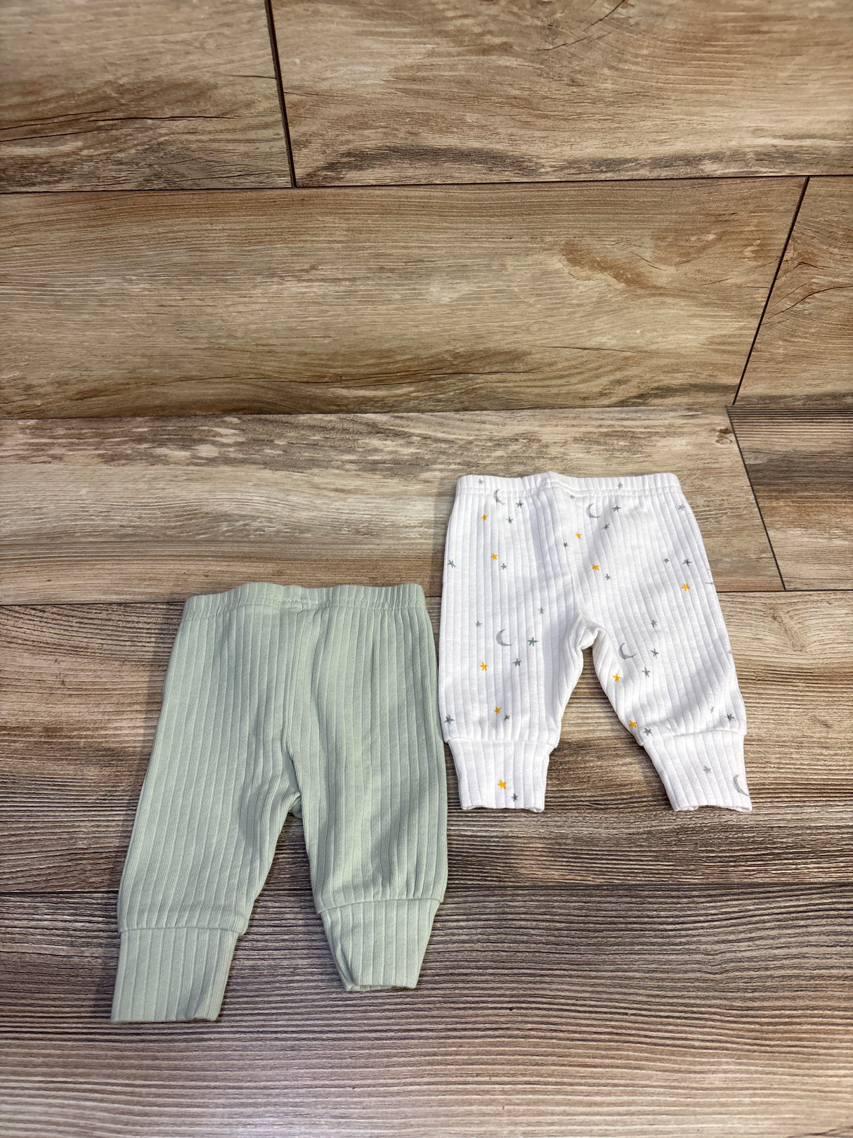 Just One You 2pk Ribbed Pants Green sz Newborn