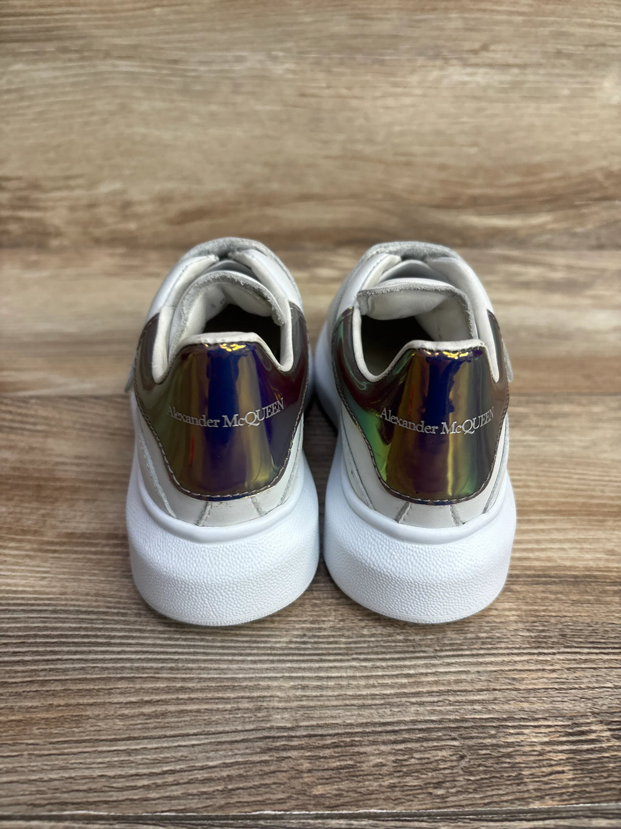 Alexander McQueen Oversized Leather Sneakers White sz 9c