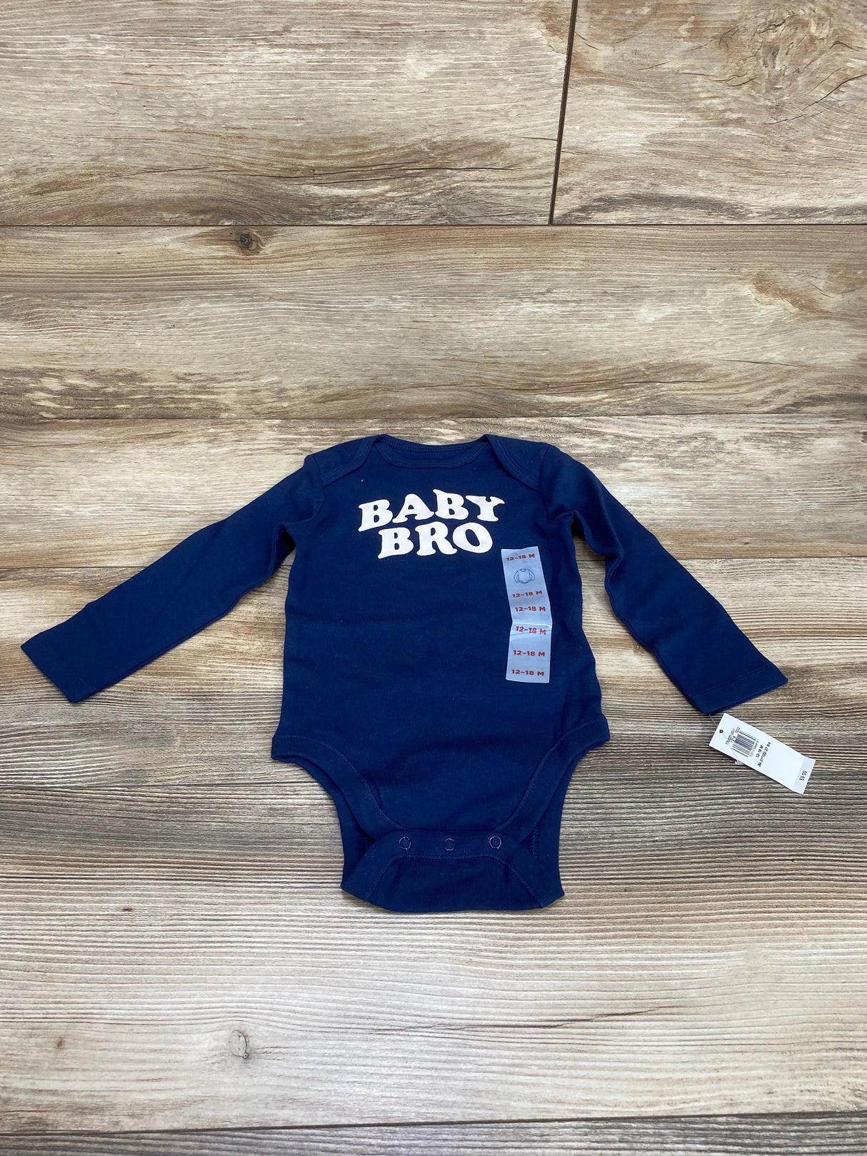 NEW Old Navy Baby Bro Navy Bodysuit sz 12-18m