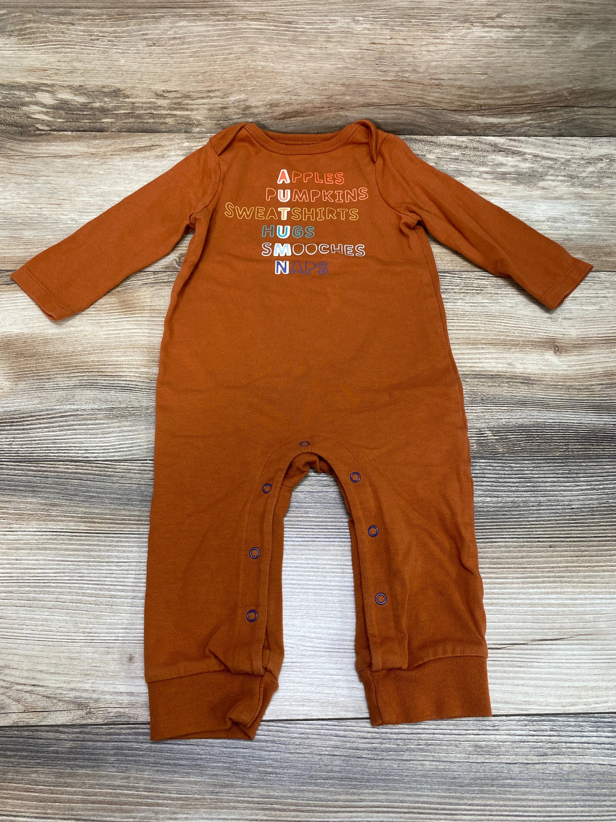 Cat & Jack AUTUMN Coverall Cinnamon sz 6-9m