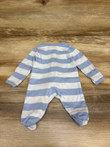 Carter's Little Brother Striped Sleeper Blue sz Newborn