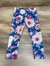 Floral Leggings Blue sz 12m