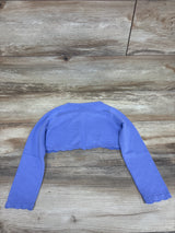 Janie & Jack Bow Cropped Cardigan Purple sz 4T