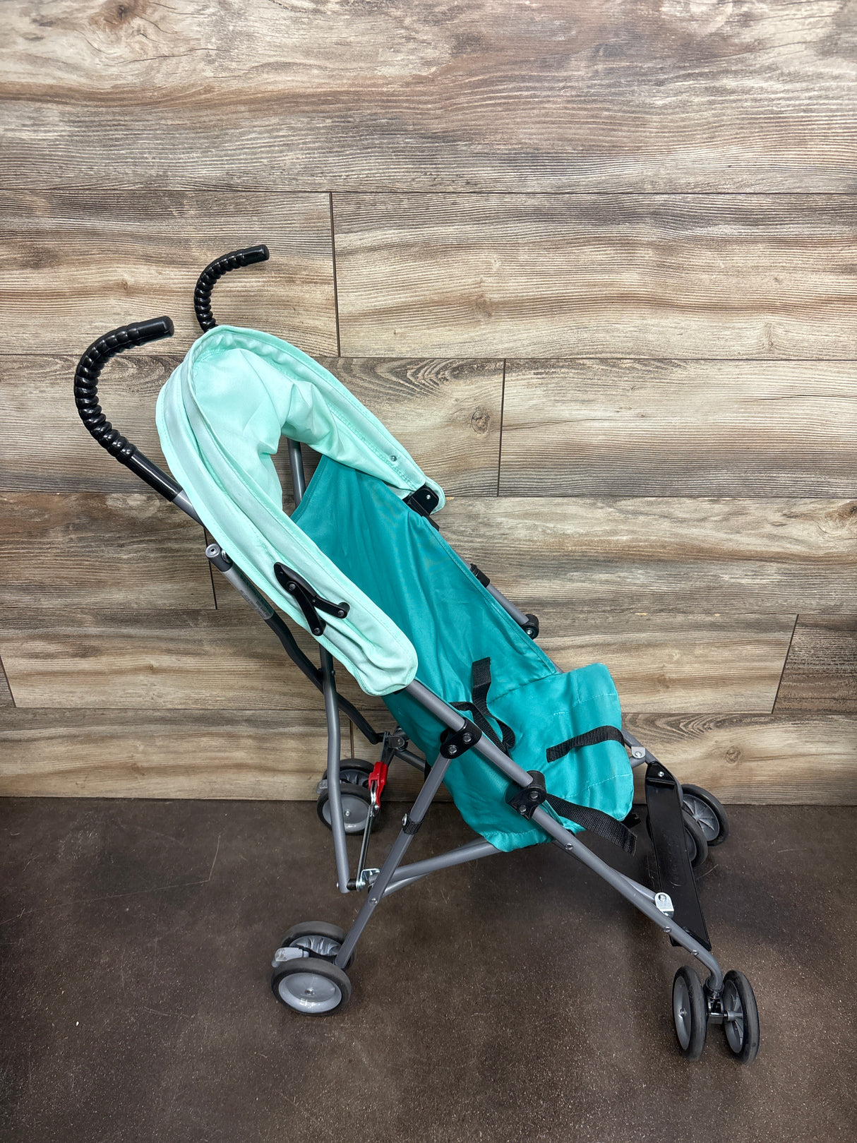 Cosco Umbrella Stroller with Canopy in Teal