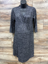 Gap Maternity V-Neck Dress Black sz Medium