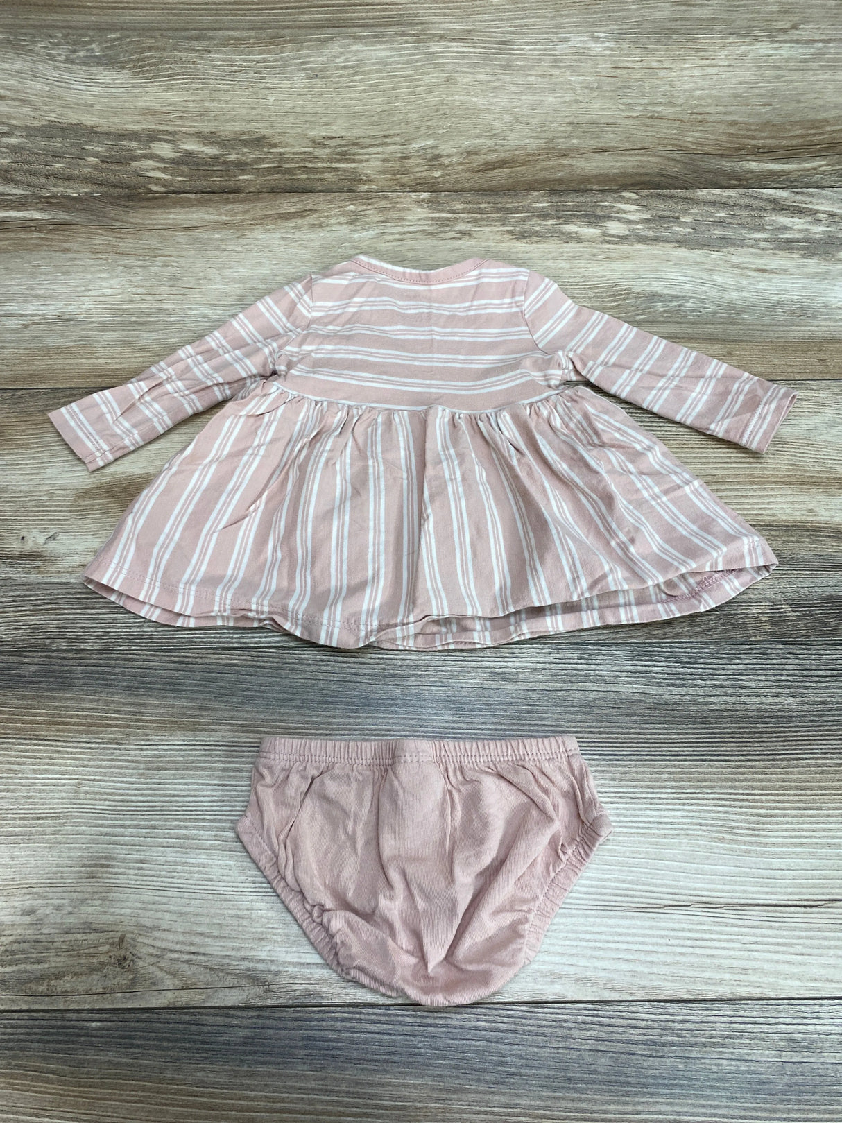 Carter's 2pc Striped Dress & Bloomers Pink sz 3m