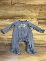 Just One You Striped Little Brother Sleeper Blue sz Newborn