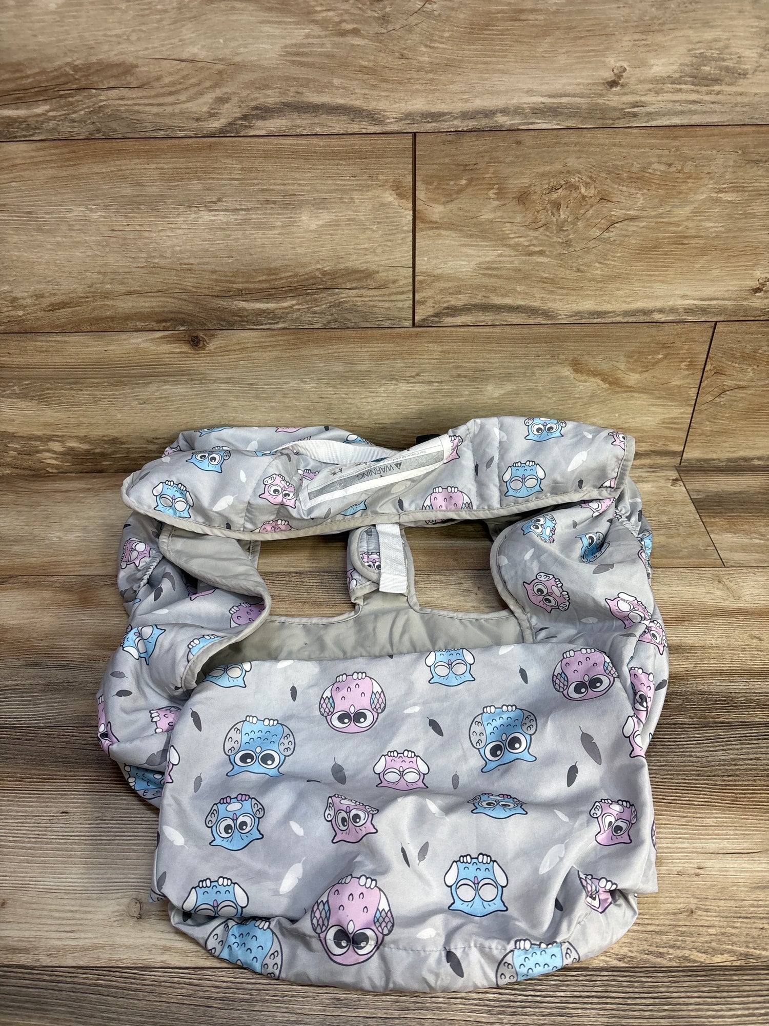 Pozico 2 in 1 Baby Shopping Cart & High Chair Cover in Grey Owl