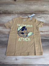 NEW OshKosh Tacosaurus Shirt Tan sz 4T