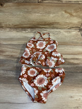 Carter's 2pc Swim Suit Floral Brown sz 9m