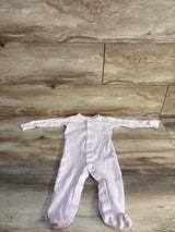 Kissy Kissy Striped Snap Sleeper Pink sz 12-18m